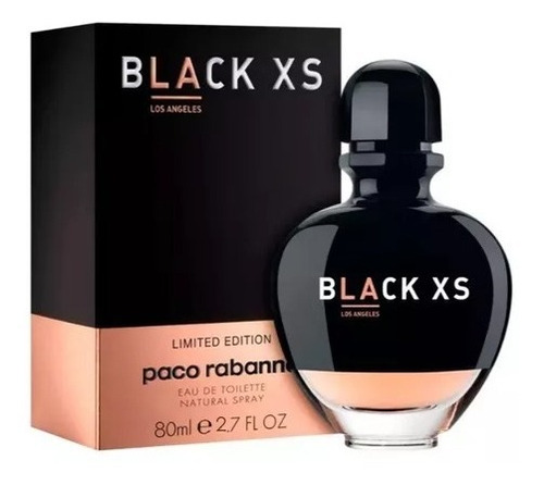 Perfume Black Xs Los Angeles Paco Rabanne 80ml Limited Edition Feminino