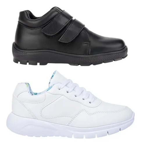 Zapatos Niño Escolares Kit 2x1 Casual Mirage 5421