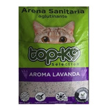 Arena Sanitaria Aglutinante Para Gatos  2kg Aroma Lavanda