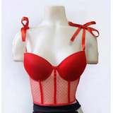 Corset / Bustiers De Plumeti Con Taza Soft (armados)