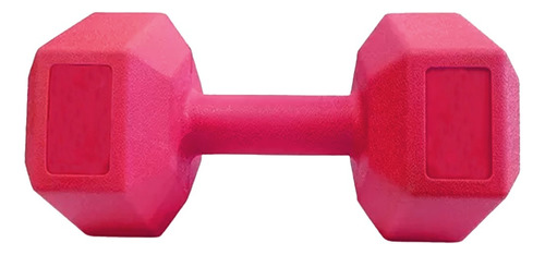 Mancuerna Hexagonal 5kg Pvc Rosa Body Pump Army Fitness