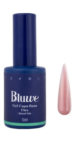 Gel Capa Base Bluwe Flex Natural Pink Passo 3 10ml