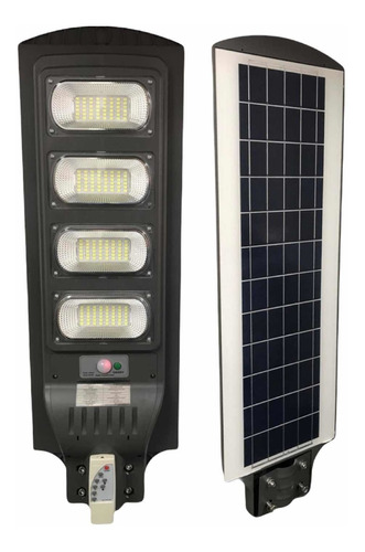 Lámpara Led Solar 120w Control Y Sensor 