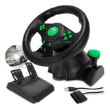 Volante Controle Xbox 360 / Ps3 / Ps2 / Pc Usb Knup Kp-5815a