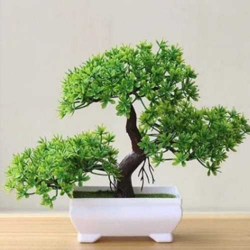 Vaso De Bonsai Artificial Realista Mini