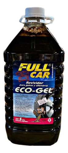 Silicona Revividor Cubier. Y Alfomb.  Ecogel 5 Lt Full Car 