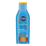 Protector Solar Protect Y Bronze Fps30 200ml Nivea Sun