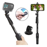 Gopro Go Pro Bastao Yunteng Retratil Monopod 123cm + TriPod