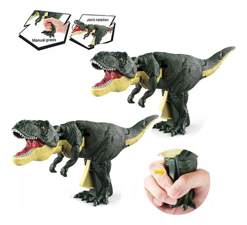 Zaza Juguetes Dinosaurio Trigger T Rex ,no Sonido-2pcs