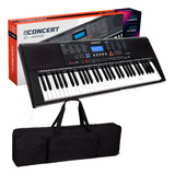 Teclado Musical Profissional Concert  C-300 61 Teclas + Capa