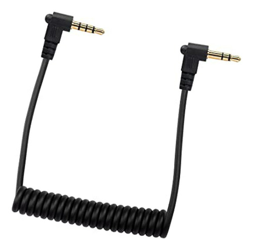 Cable De Micrófono Yacsejao 3.5mm Trs A Trrs En Ángulo Recto