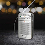 Panasonic Rfp50d Bolsillo Radio Amfm Plata Rfp50d