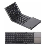 Ultra-slim Portable Folding Wireless Keyboard With Touchpad