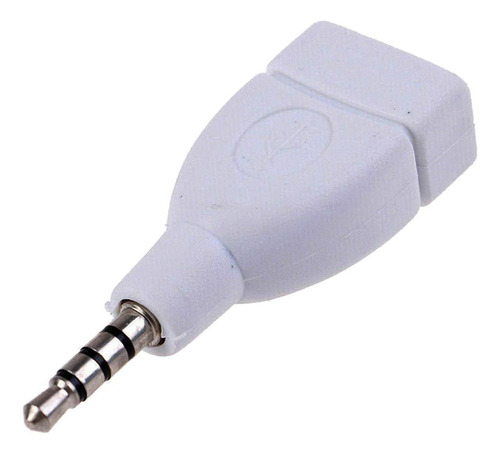 Auto 3.5mm Jack Macho A Usb 2.0 Enchufe Hembra Convertidor 2