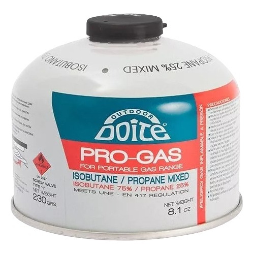 Gas Doite Pro Gas 230grs Cocinas Anafes