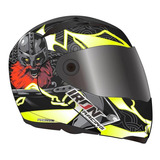 Cas-7101-6243c Casco Abatible Doble Mica Dot Valhalla 