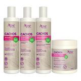 Kit Apse Shampo, Condicionador, Creme De Pentear E Gelatina