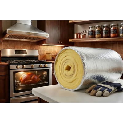 Aislante Fibra Vidrio Owens Corning R6 3m Horno Pizza