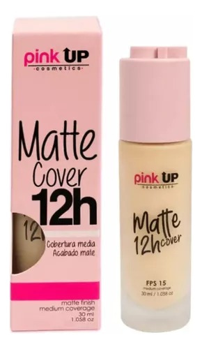 Pink Up Maquillaje Líquido Matte Cover 12h