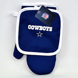 Dallas Cowboys Nfl Guante Y Holder Para Asador