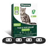 Collar Antipulgas Y Garrapatas Para Gatos Woyamay - Pack De 