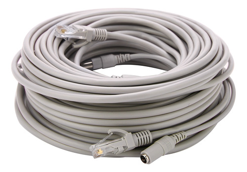 Cable Ethernet Cctv Rj45+dc 5m/10m/15m/20m P/cámaras Ip