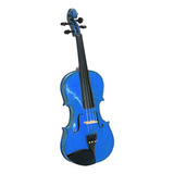 Violin Cremona Azul 4/4 Estuche Y Accesorios Cr005bl