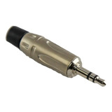 Conector Ficha Audio Mini Plug 3.5 St M Metálico Amphenol Ht