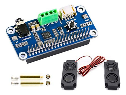 Módulo Audio Hat Para Raspberry Pi 4b/3b+/3b/2b/b+/a+/zero/z