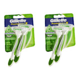 Aparelho Barbear Gillette Prestobarba3 Sensitive -2 Cartelas