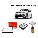 Kit 4 Filtros Chery Tiggo 1.6 2016 En Adelante