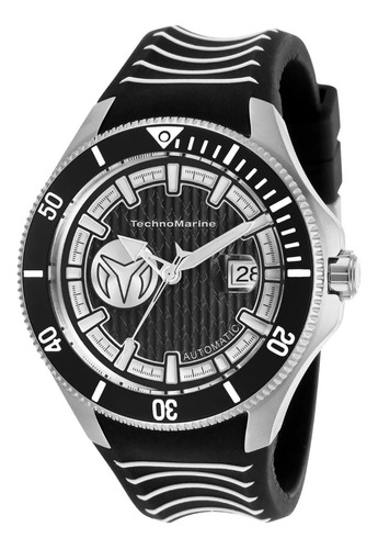 Reloj Automático Technomarine Tm-118011 Esfera Negra Hombre