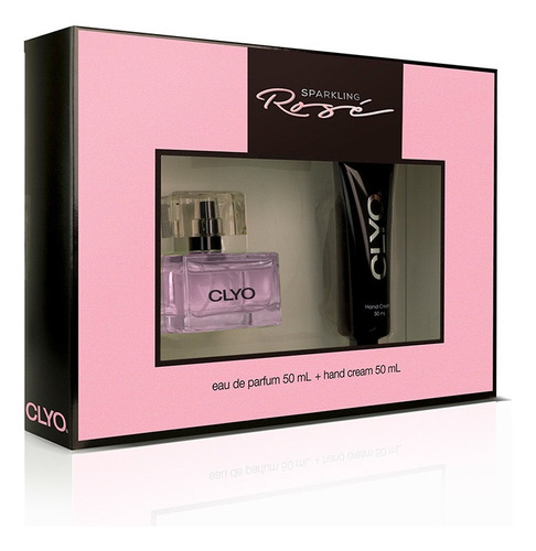 Set Clyo Perfume Edp Sparkling Rose + Crema De Manos 50ml