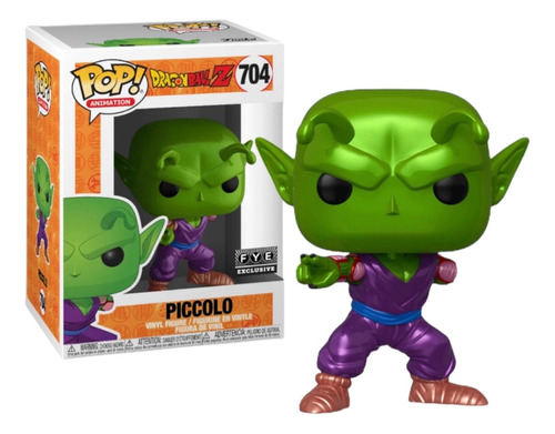 Funko Pop Dragon Ball Z Piccolo Metallic #704 Fye Exclusive