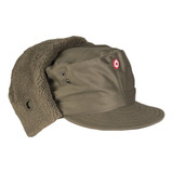 Gorra Militar De Invierno Austríaca Verde Oliva Con Felpa