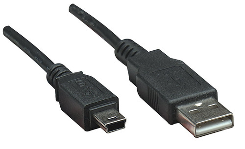 Cable Usb 2.0 A Macho/mini B 5 Pines 1.8mts Manhattan