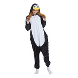Pijama Mameluco Disfraz Pinguino Pijamas De Pinguino Adulto