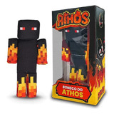 Boneco Athos Youtuber Streamers Minecraft 35 Cm Promoção !!!