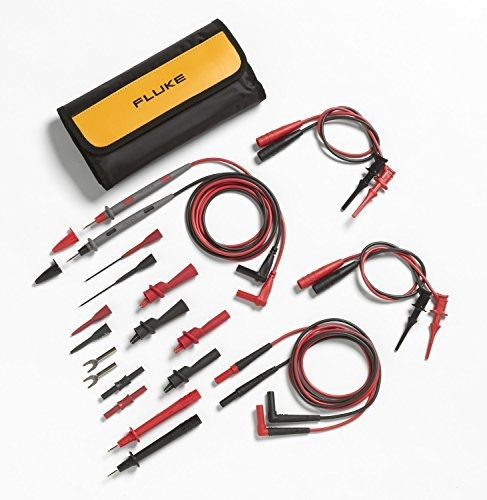 Fluke Tl81a Juego De Cables, Deluxe Electrónico, Rojo / Negr