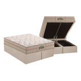 Cama Box Baú Queen: Colchão Ortopédico Probel D26 / Ag65 Gu