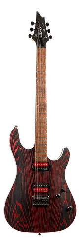 Guitarra Cort Kx300 Capitação Ativa Emg Etched Black Red