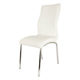 Silla Para Living Comedor Blanca Moderna 