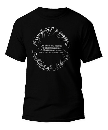 Playera El Señor De Los Anillos. Lord Of The Rings.