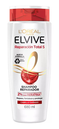 Shampoo Reparacion Total 5 680ml Elvive