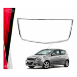 Moldura Mascara Inf Para Chevrolet  Aveo Hb 1.4 2009 2011