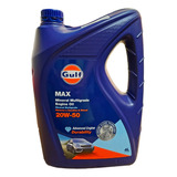 Aceite Mineral Gulf Max 20w50 X 4 Litros Api Sl / Cf