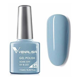 Esmalte De Uñas - Venalisa Gel Nail Polish - Gray Light Blue