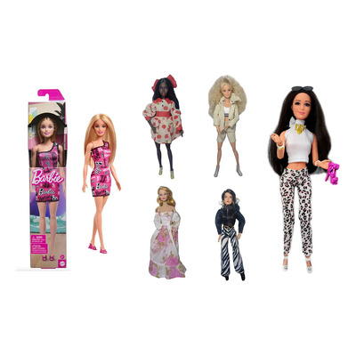 1 Barbie Basica + 5 Estilos De Ropa, Zapatos Accesorios 20+