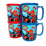 30 Tazas Plásticas Personalizadas Spiderman Hombre Araña