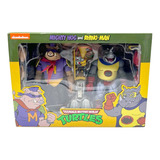 Tmnt Tortugas Ninja Mighty Hog Y Rhino Man Neca